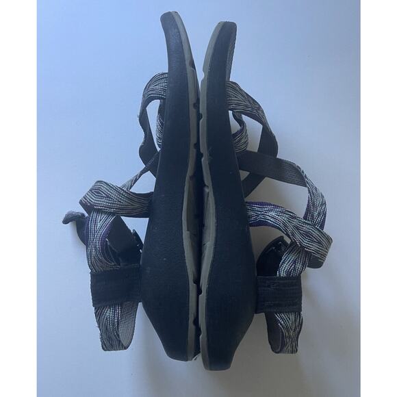 Chaco Womens Z/2 Yampa Sandals Toe Ring Hiking Water Shoes Turquoise Purple Sz 7 - Picture 7 of 8